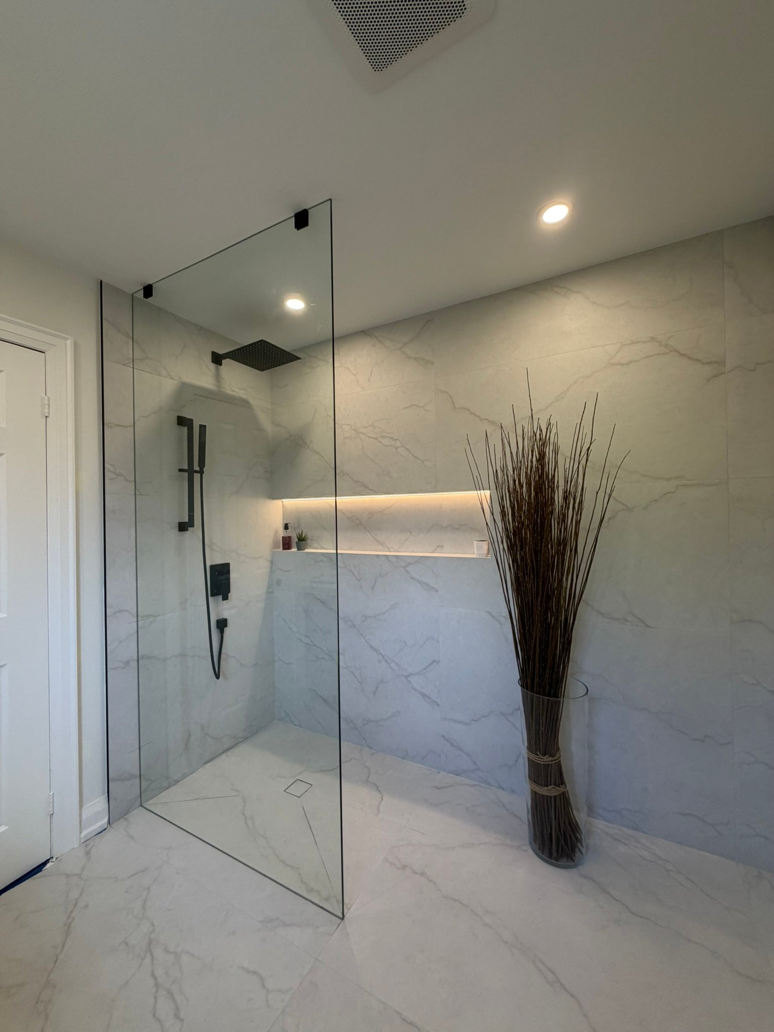 finished shower