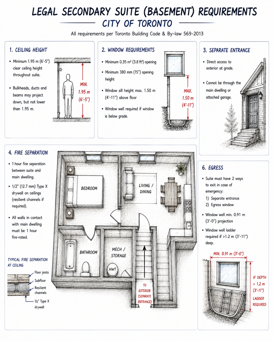 toronto legal secondary suite requirements